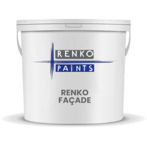 RENKO FAÇADE is een watergedragen schimmelwerende verf voor muur en gevel op basis van een oplosmiddelvrije acrylaatdispersie voor binnen- en buitengebruik.