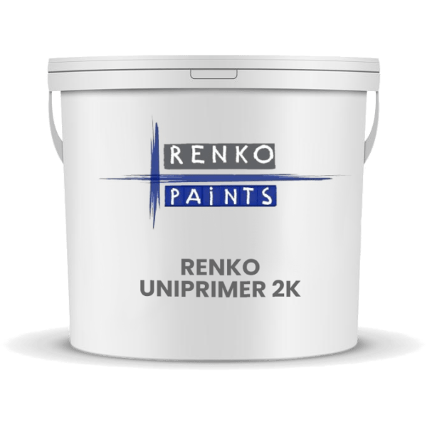 RENKO UNIPRIMER 2K is een transparante hardingsprimer voor niet-poreuze, gladde ondergrond.